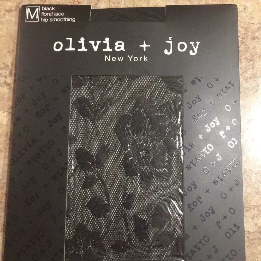 Floral lace pantyhose